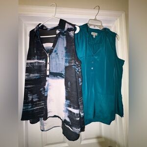 {2 items} Dana Buchanan Blouse Bundlr Sz XL